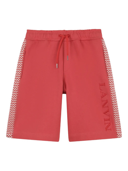  Lanvin Enfant Drawstring Shorts - Red 