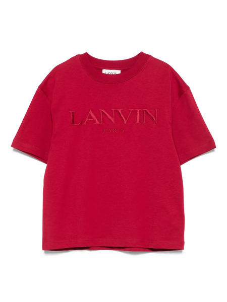  Lanvin Enfant Embroidered-logo T-shirt 
