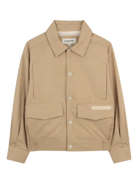  Lanvin Enfant Flap-pocket Jacket - Neutrals 