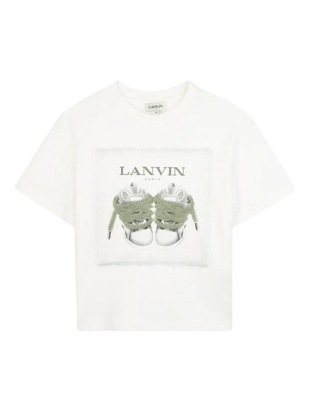  Lanvin Enfant Graphic-print T-shirt - White 