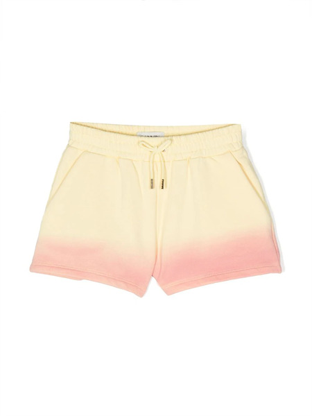  Lanvin Enfant Ombré-effect Elasticated Track Shorts - Yellow 
