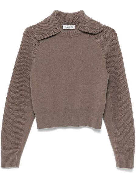  Lanvin Fine-knit Sweater - Brown 