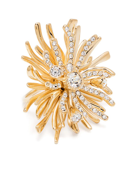  Lanvin Flower-detailed Ring - Gold 