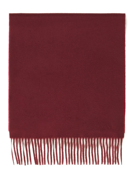  Lanvin Fringed Scarf - Red 