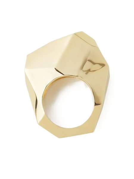  Lanvin Geometric Ring - Gold 