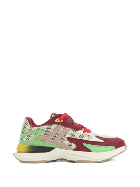  Lanvin Jla Mesh-panel Sneakers - Red 