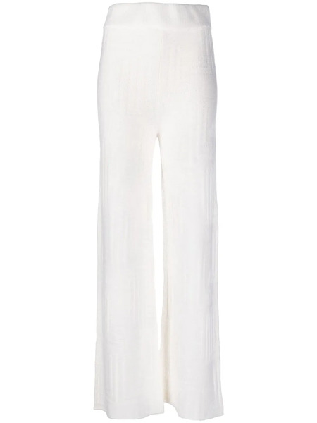  Lanvin Knitted Cashmere Trousers - Neutrals 