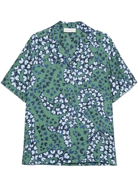  Lanvin Leaf Shirt - Green 