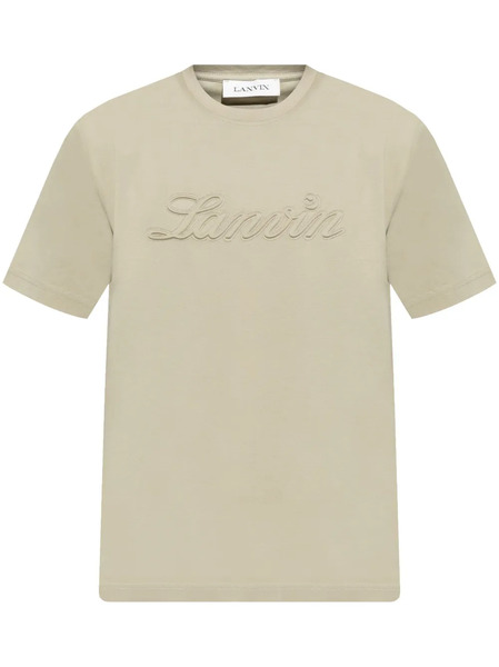  Lanvin Logo-embossed T-shirt - Neutrals 