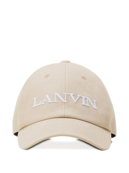 Lanvin Logo-embroidered Baseball Cap - Neutrals 