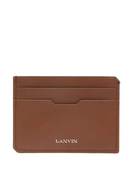 Lanvin Logo-print Cardholder - Brown 