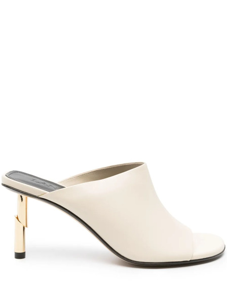  Lanvin 75mm Sequence Sandals - Neutrals 