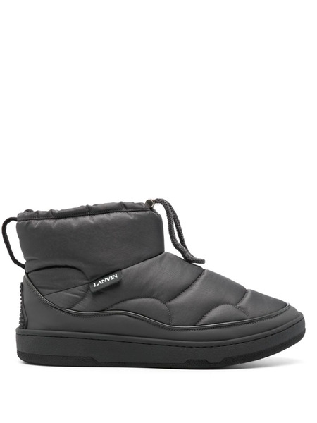  Lanvin Padded Ankle Boots - Grey 