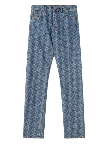 Lanvin Patterned Jeans - Blue 