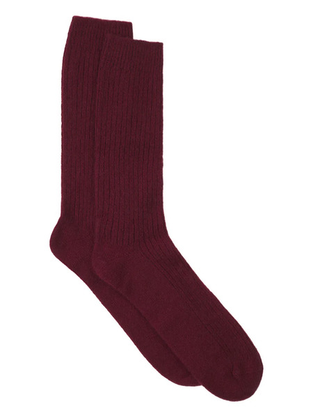  Lanvin Ribbed-knit Socks - Red 