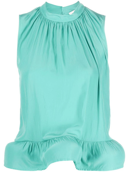  Lanvin Ruffle-hem Blouse - Green 