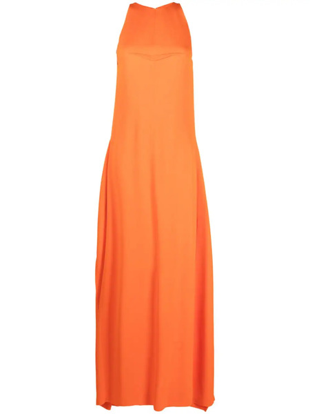  Lanvin Ruffled Maxi Dress - Orange 
