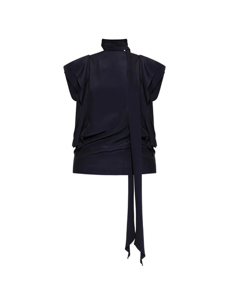  Lanvin Ruffled Top - Blue 