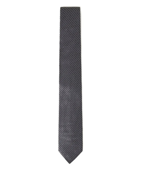  Lanvin Silk Tie - Grey 