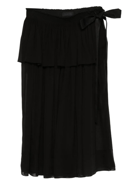  Lanvin Tiered-bow Trousers - Black 