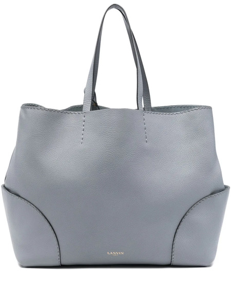  Lanvin Top Handle Tote Bag - Blue 