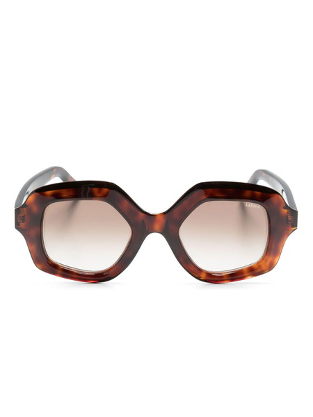  Lapima Cecilia Tortoiseshell-effect Sunglasses - Brown 