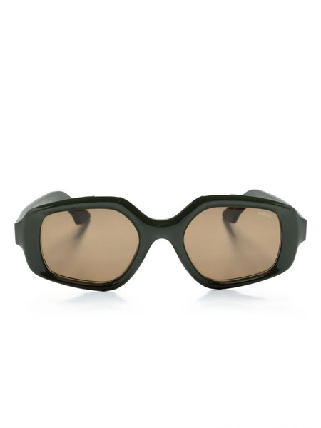  Lapima Elisa Geometric-frame Sunglasses - Green 