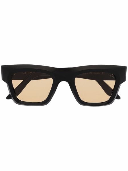 Lapima Martin Square-frame Sunglasses - Black 