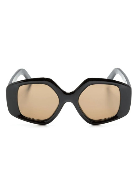 Lapima Stella Oversized-frame Sunglasses - Black 