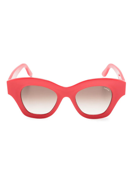  Lapima Tessa Calor Square-frame Sunglasses - Red 