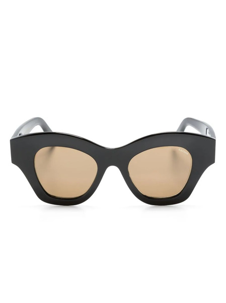  Lapima Tessa Oval-frame Sunglasses - Black 