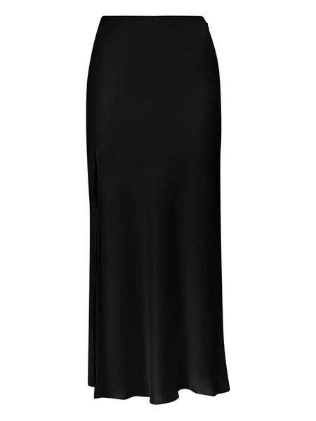  Lapointe Bias-cut Midi Skirt - Black 