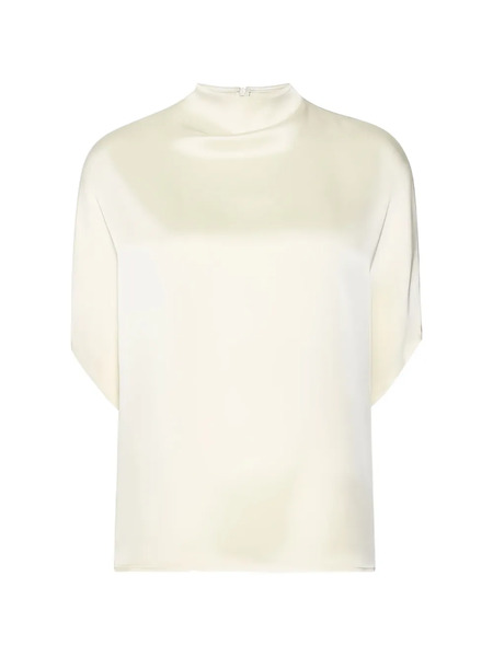  Lapointe Mock-neck Top - Neutrals 