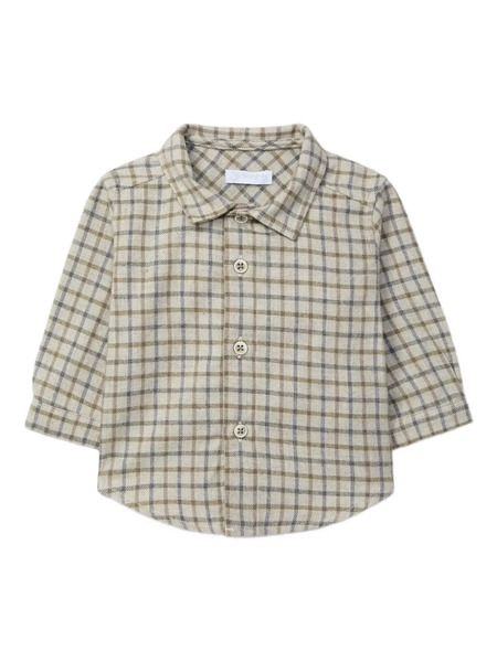  Laranjinha Check-pattern Shirt - Neutrals 