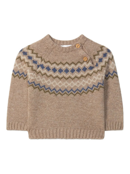  Laranjinha Long-sleeve Sweater - Neutrals 