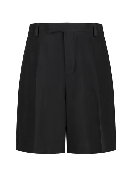  Lardini Black Bermuda Shorts 