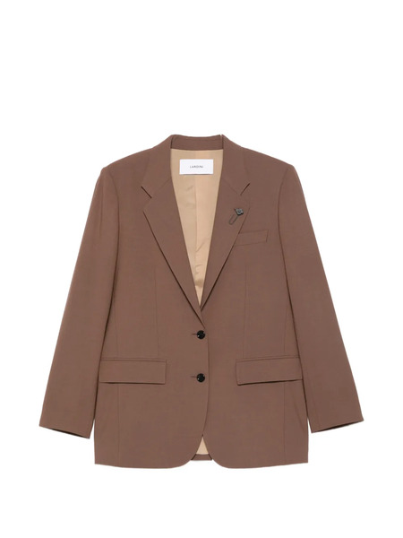  Lardini Button-fastening Flap-pocket Blazer - Brown 