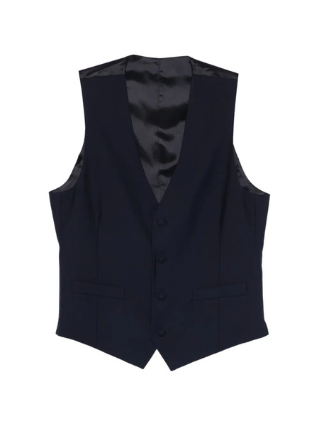  Lardini Button Vest - Blue 