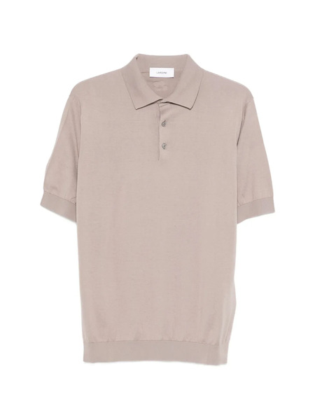  Lardini Buttoned Polo Shirt - Brown 