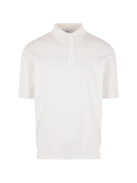  Lardini Buttoned Polo Shirt - White 