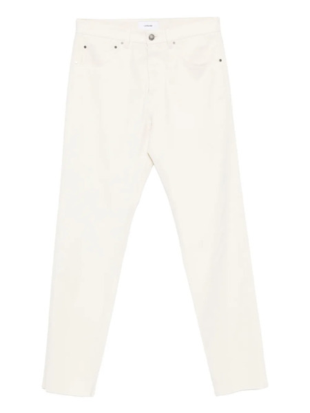  Lardini Buttoned Straight-leg Jeans - Neutrals 
