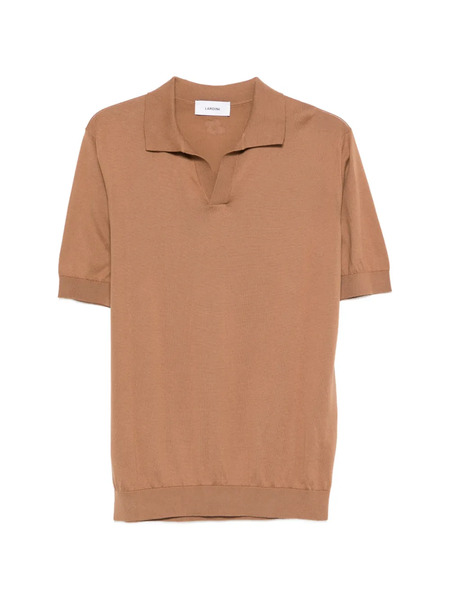  Lardini Collar Polo - Brown 
