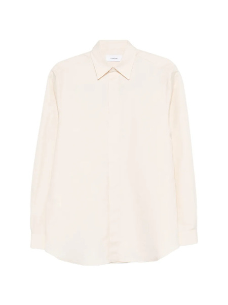  Lardini Collared Long-sleeve Shirt - Neutrals 