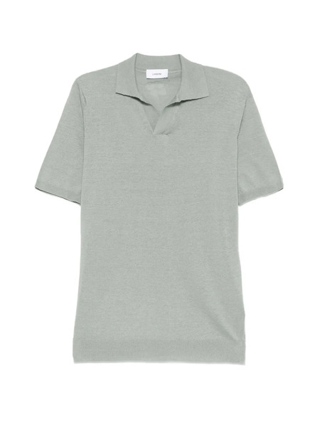  Lardini Collared Short-sleeve T-shirt - Green 