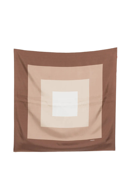  Lardini Dip-dye Scarf - Brown 