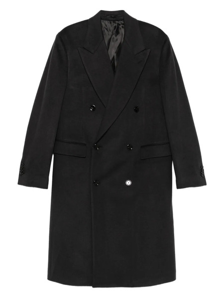  Lardini Double-breasted Cashmere Coat - Grey 