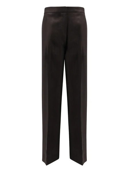  Lardini Flat-front Trousers - Black 