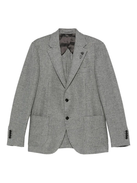  Lardini Houndstooth Blazer - Grey 