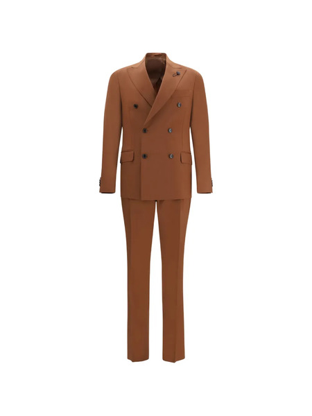  Lardini Iconic Double-breasted Suit - Brown 