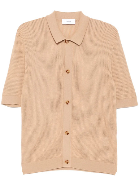  Lardini Knitted Shirt - Neutrals 